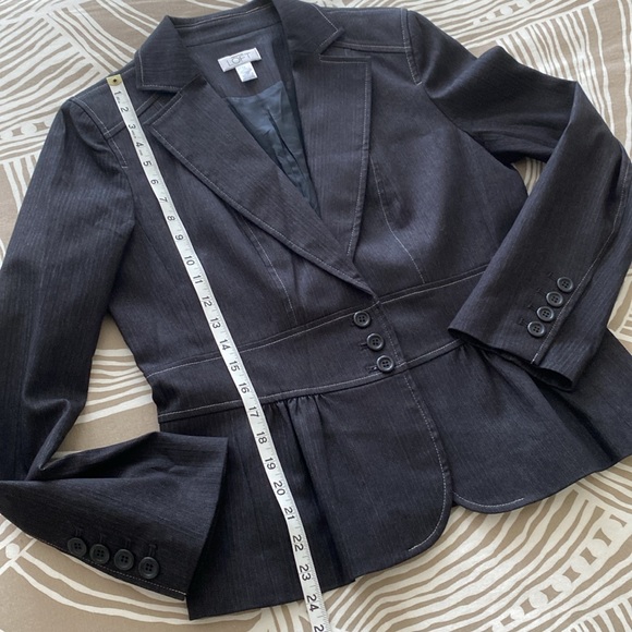 ANN TAYLOR LOFT denim blazer - Picture 7 of 9